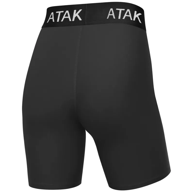 Atak Women's Compression Shorts Black-1