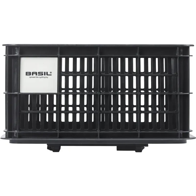 Basil Bicycle Crate MIK S 17.5L Recycl Black 17.5 litres
