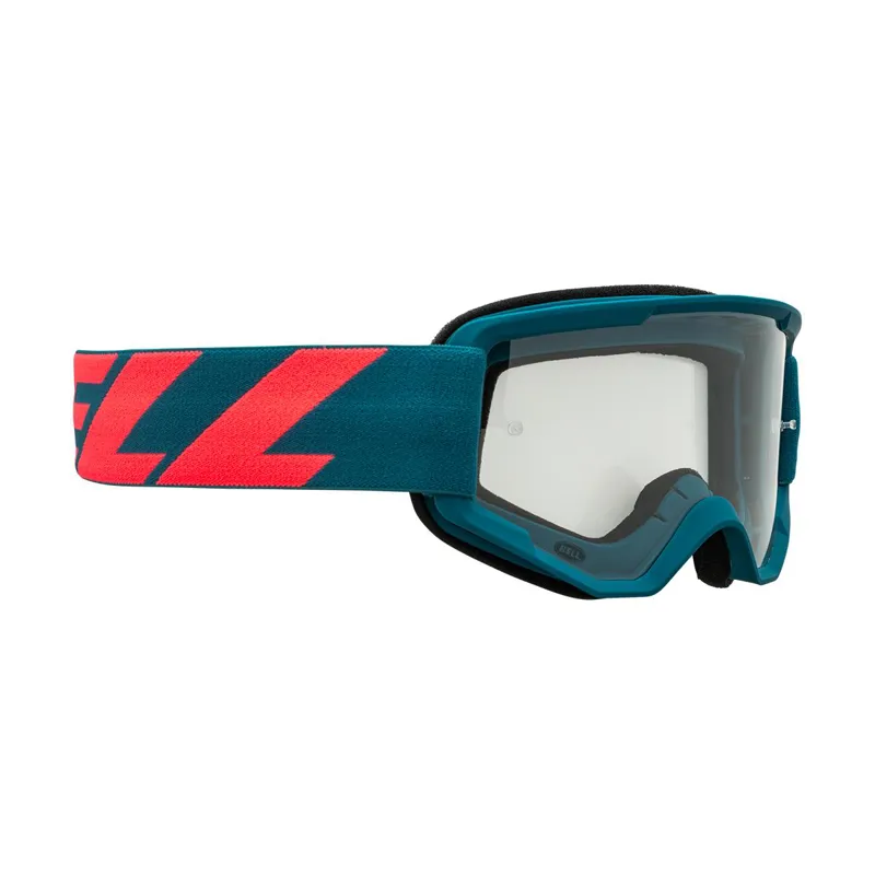 Bell Descender MTB Clear Lens Goggles in Blue