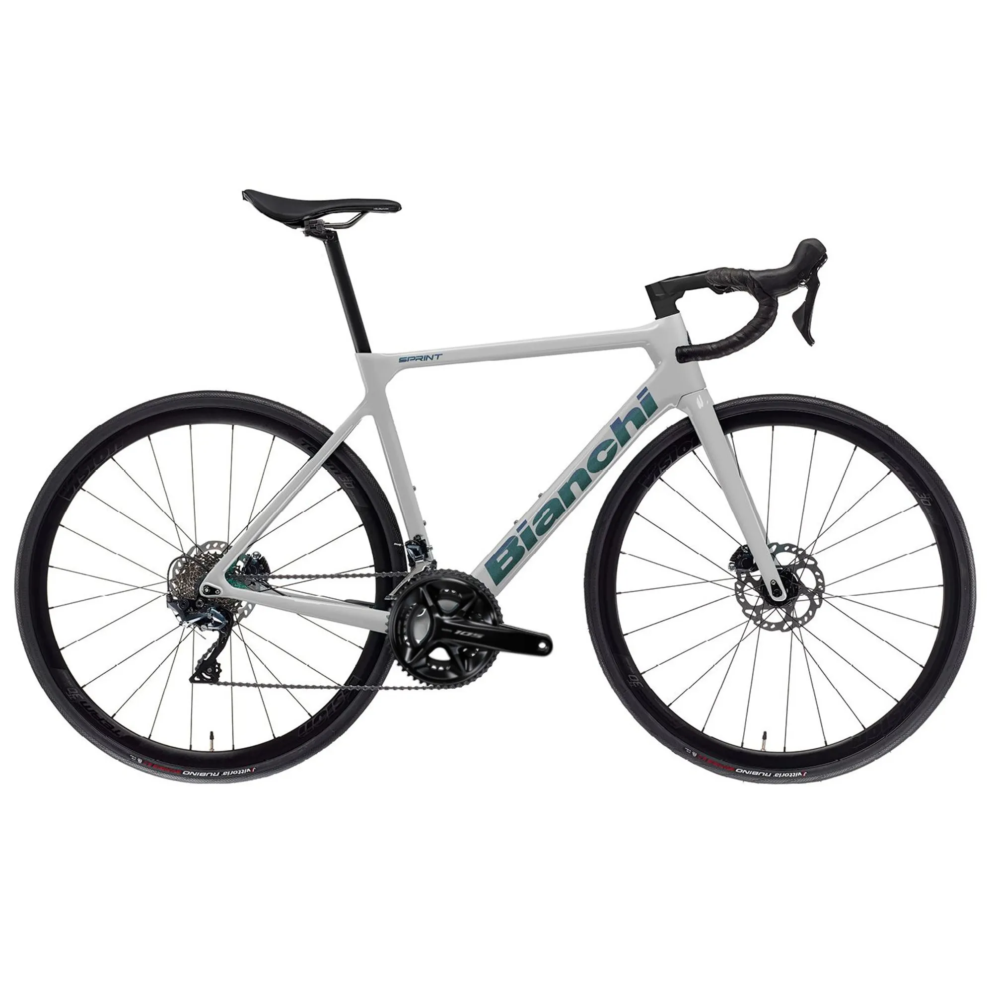 Bianchi Sprint IRC 105 Light Grey/Iridescent Full Glossy