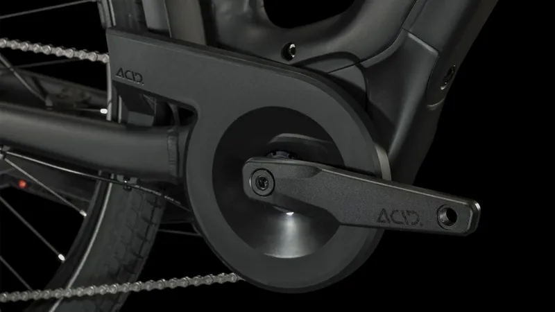 Cube Touring Hybrid Pro 625 Electric Bike in Black/Metal-3