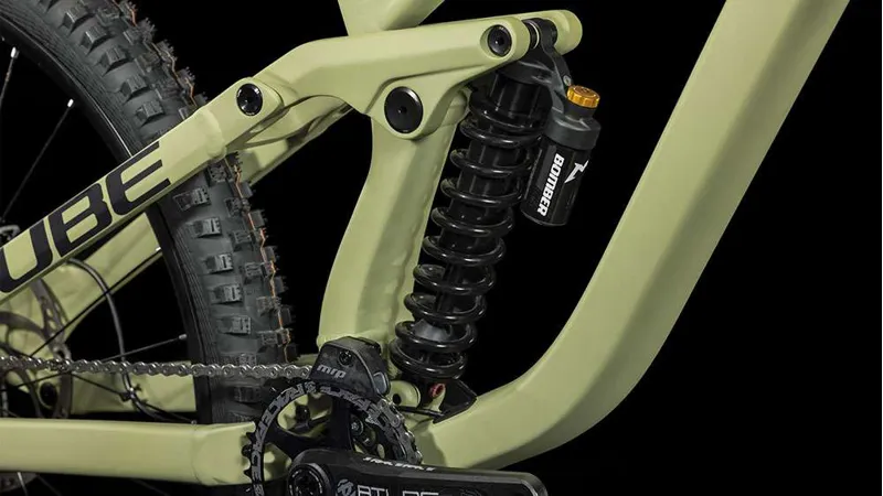 Cube Two15 Race 27.5 Mountain Bike in Light Olive/Black-3