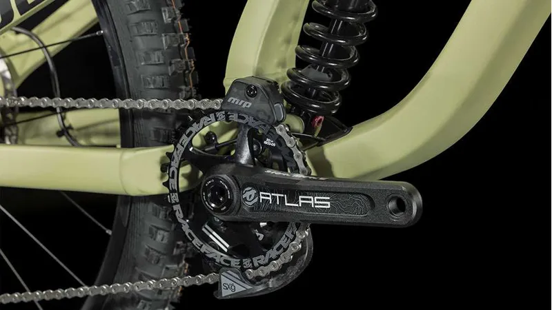 Cube Two15 Race 27.5 Mountain Bike in Light Olive/Black-4