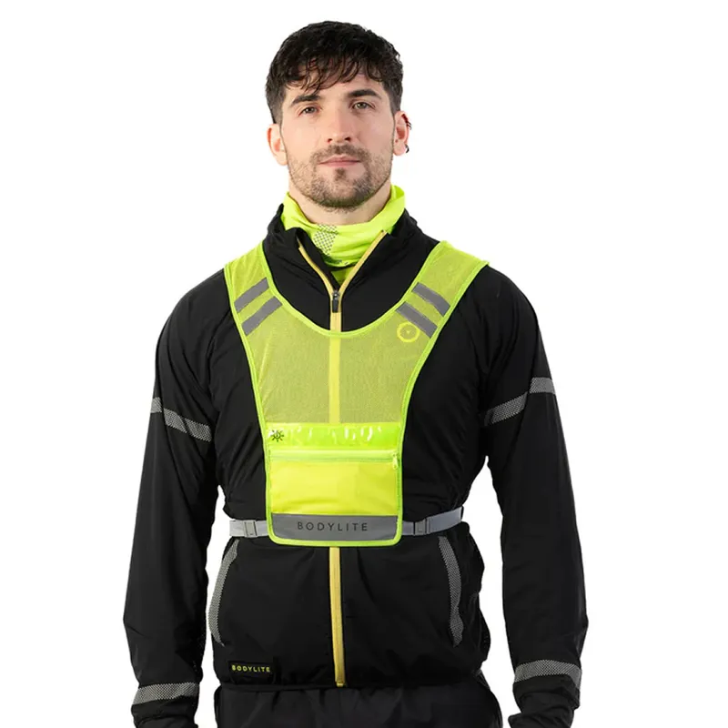 Bodylite LED Reflective Vest OSFA Neon Yellow-1