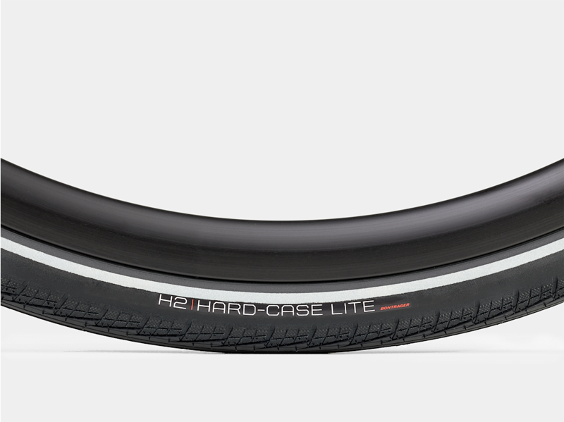 Tyre Bontrager H2 Hard-Case Lite 700x45c Reflectiv BLACK 700c x 45mm-2