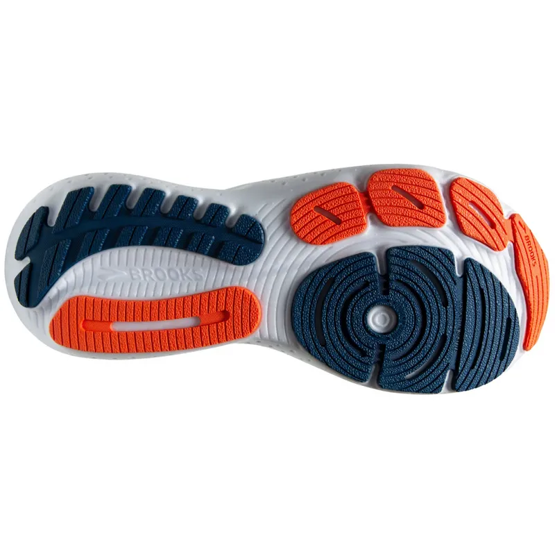 Brooks Men's Glycerin 21 Running Shoes Blue Opal/Black/Nasturtium-5