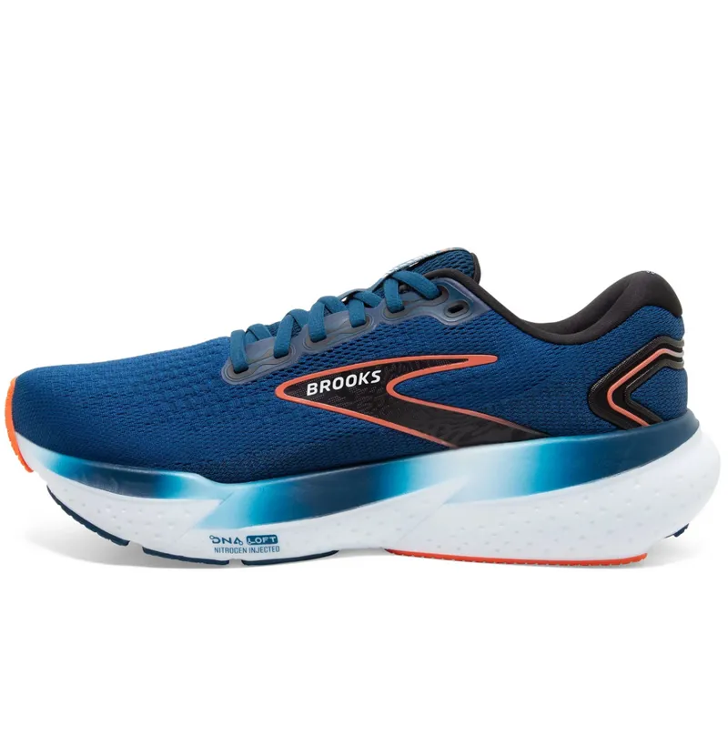 Brooks Men's Glycerin 21 Running Shoes Blue Opal/Black/Nasturtium-1