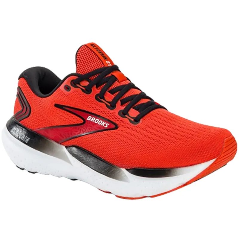 Brooks Men's Glycerin 21 Grenadine/Salsa/Black-2