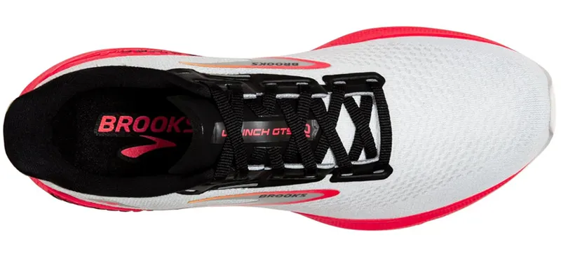 Brooks Men's Launch 10 Running Shoes Blue/Black/Fiery Coral-4