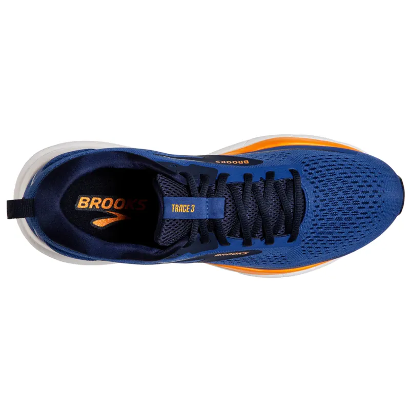 Brooks Men's Trace 3 Running Shoes Blue/Peacoat/Orange-5
