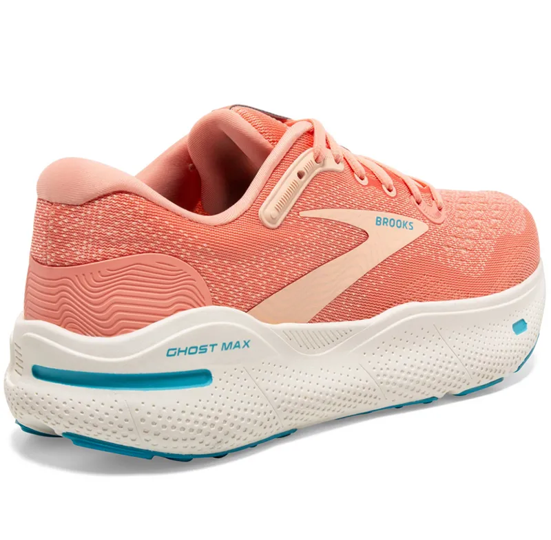 Brooks Women's Ghost Max Papaya/Apricot/Blue-4