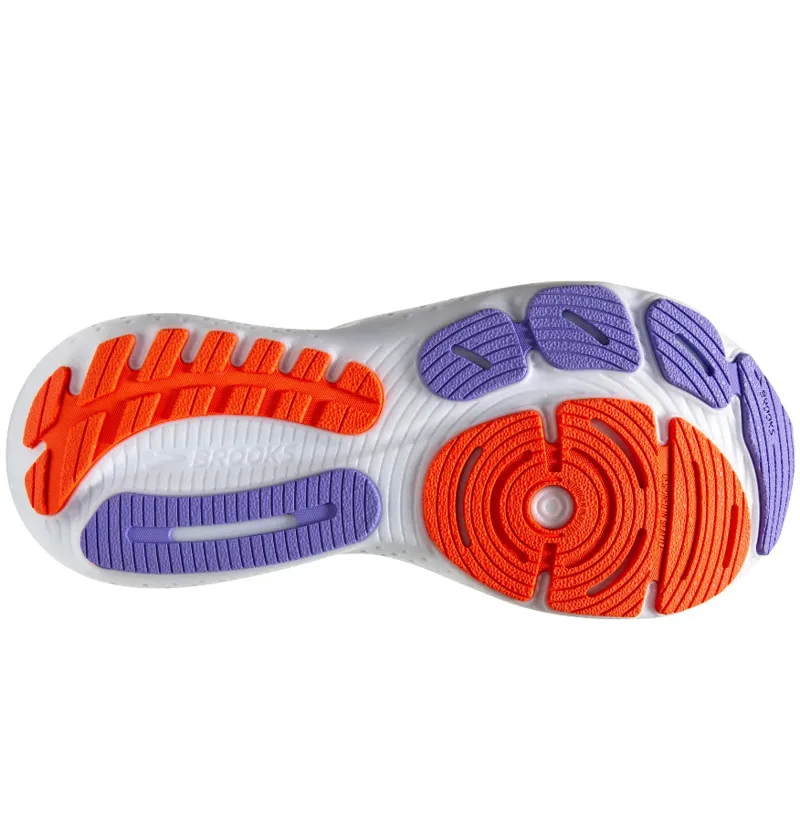 Brooks Women's Glycerin 21 Running Shoes Sunburst/Nasturtium/Purple-6