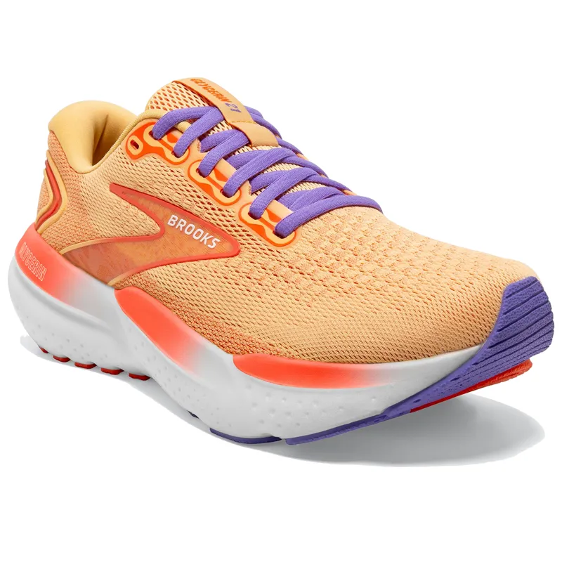 Brooks Women's Glycerin 21 Running Shoes Sunburst/Nasturtium/Purple-2