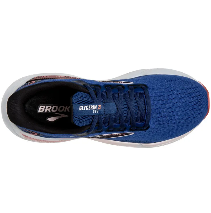 Brooks Women's Glycerin GTS 21 Blue/Icy Pink/Rose-5