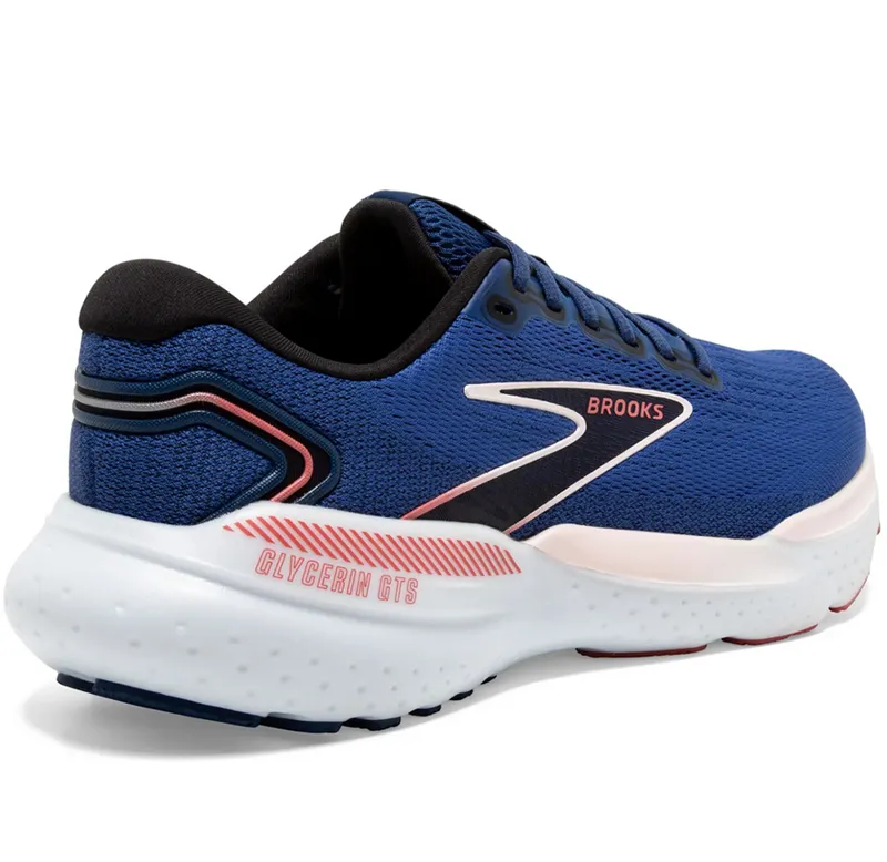 Brooks Women's Glycerin GTS 21 Blue/Icy Pink/Rose-4