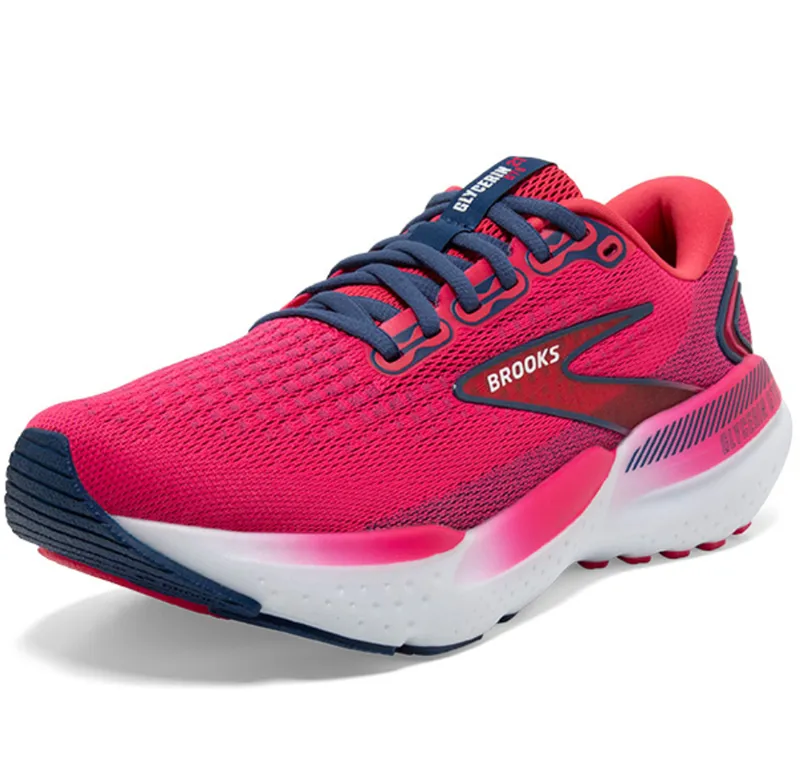 Brooks: Glycerin GTS 21 Womens Running Shoes - Raspberry/Estate Blue-3