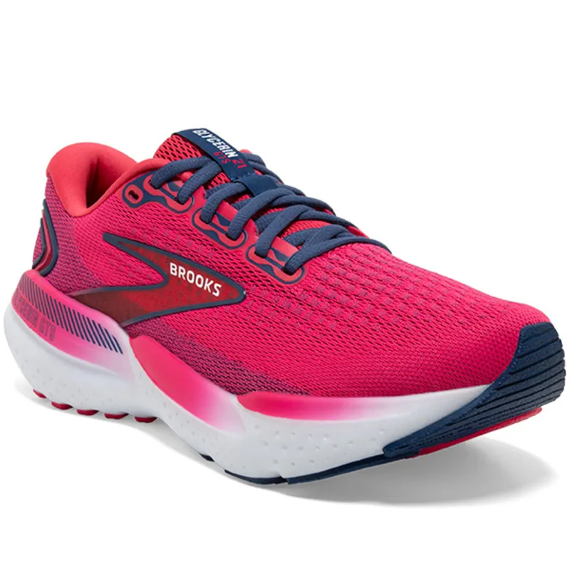 Brooks: Glycerin GTS 21 Womens Running Shoes - Raspberry/Estate Blue-2