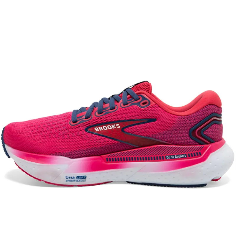 Brooks: Glycerin GTS 21 Womens Running Shoes - Raspberry/Estate Blue-1
