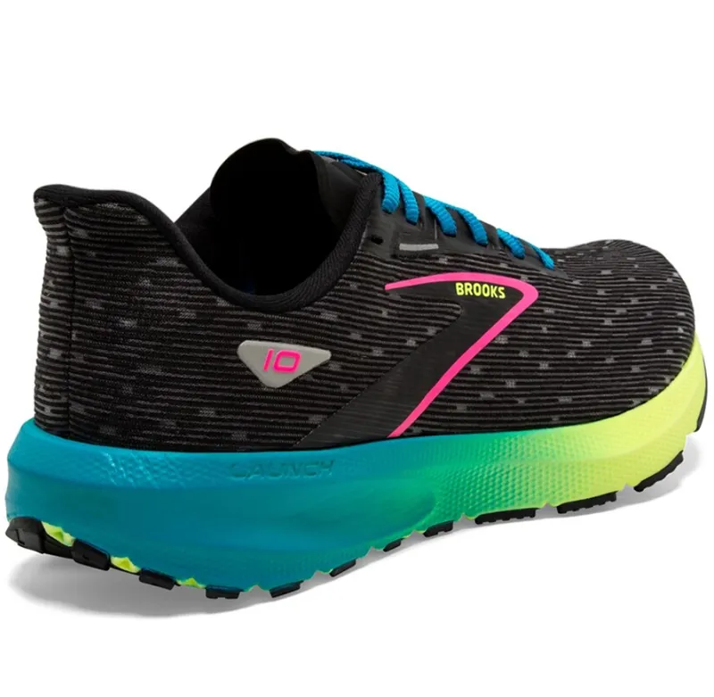 Brooks Women's Launch 10 Running Shoes Black/Nightlife/Blue-3
