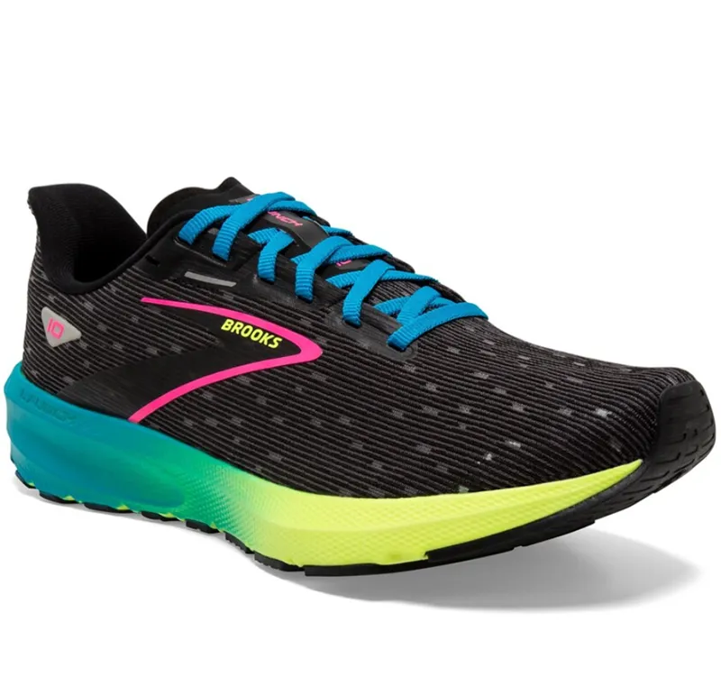 Brooks Women's Launch 10 Running Shoes Black/Nightlife/Blue-2