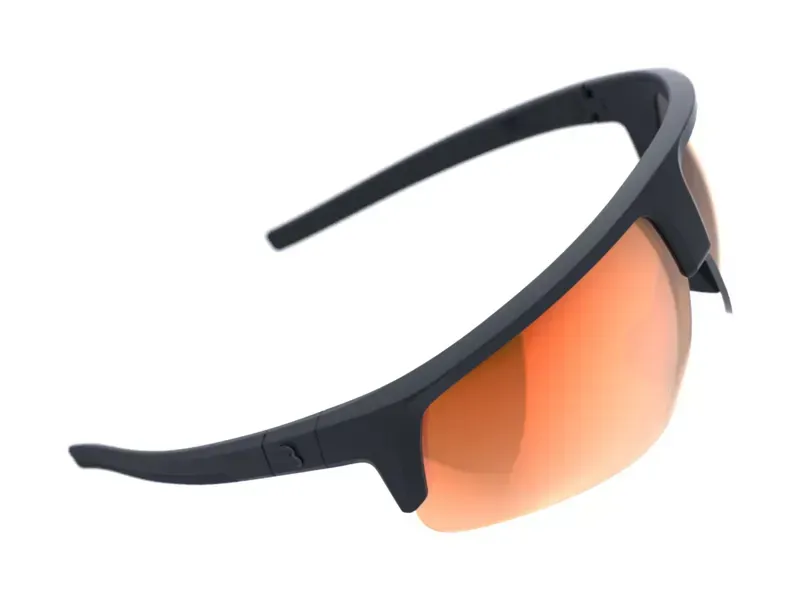 BBB BSG-75 Comet Sport Glasses in Black MLC Orange/Red