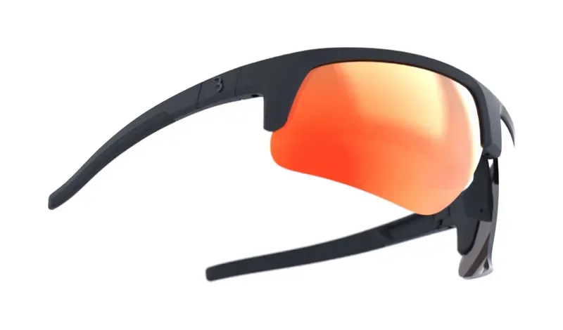 BBB BSG-75 Comet Sport Glasses in Black MLC Orange/Red-1