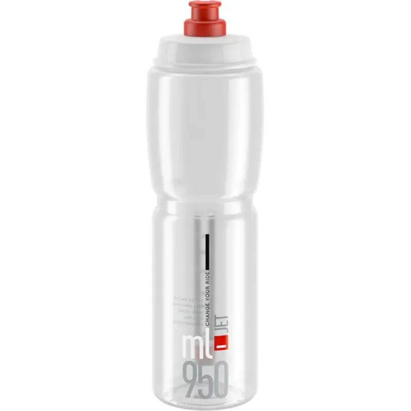 Elite Jet Water Bottle Clear/Red-2