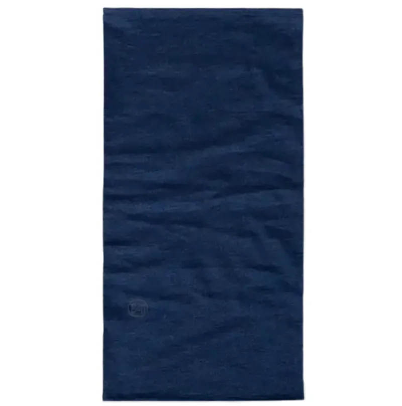 Buff Merino Midweight Neckwear Melange Cobalt