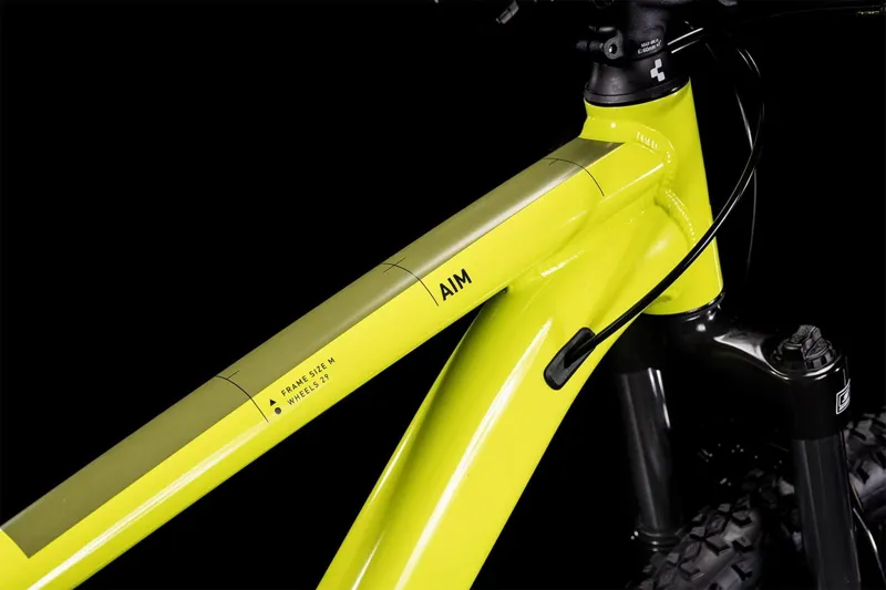 2022 Cube Aim Hardtail Mountain Bike in Green-5