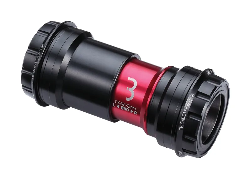 BBB BottomFit PF30 Dub Bottom Bracket in Red