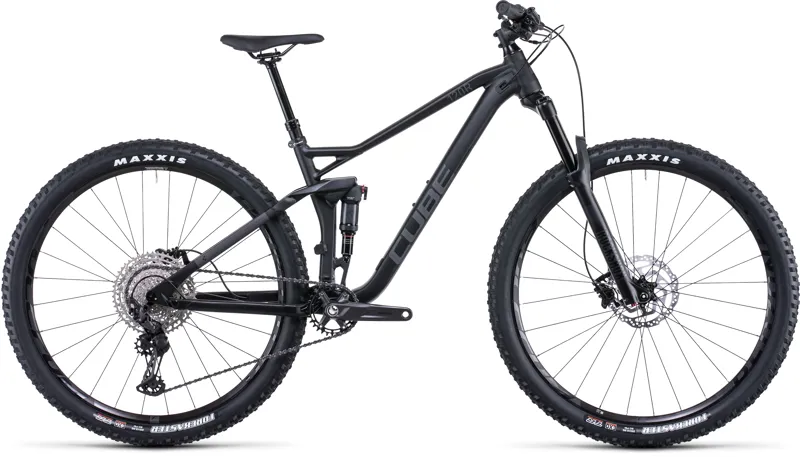 2022 Cube Stereo 120 Race Mountain Bike in Black-4