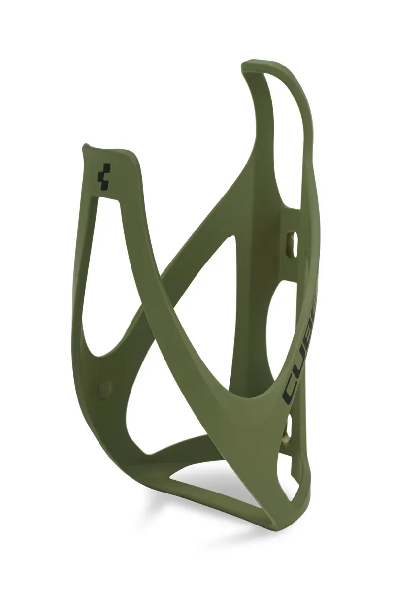 Cube HPP Bottle Cage in Matt Olive/ Black