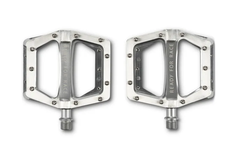 Silver shop flat pedals