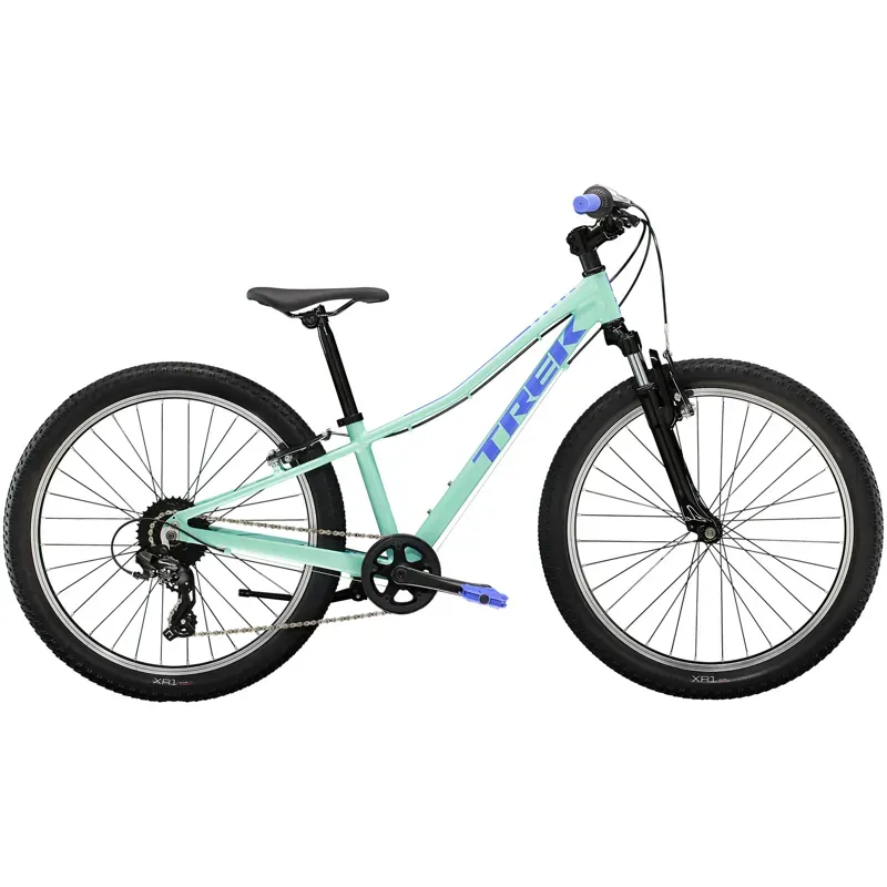 Trek Precaliber 24 8-Speed Suspension Kids Hybrid Bike in Aloha Green
