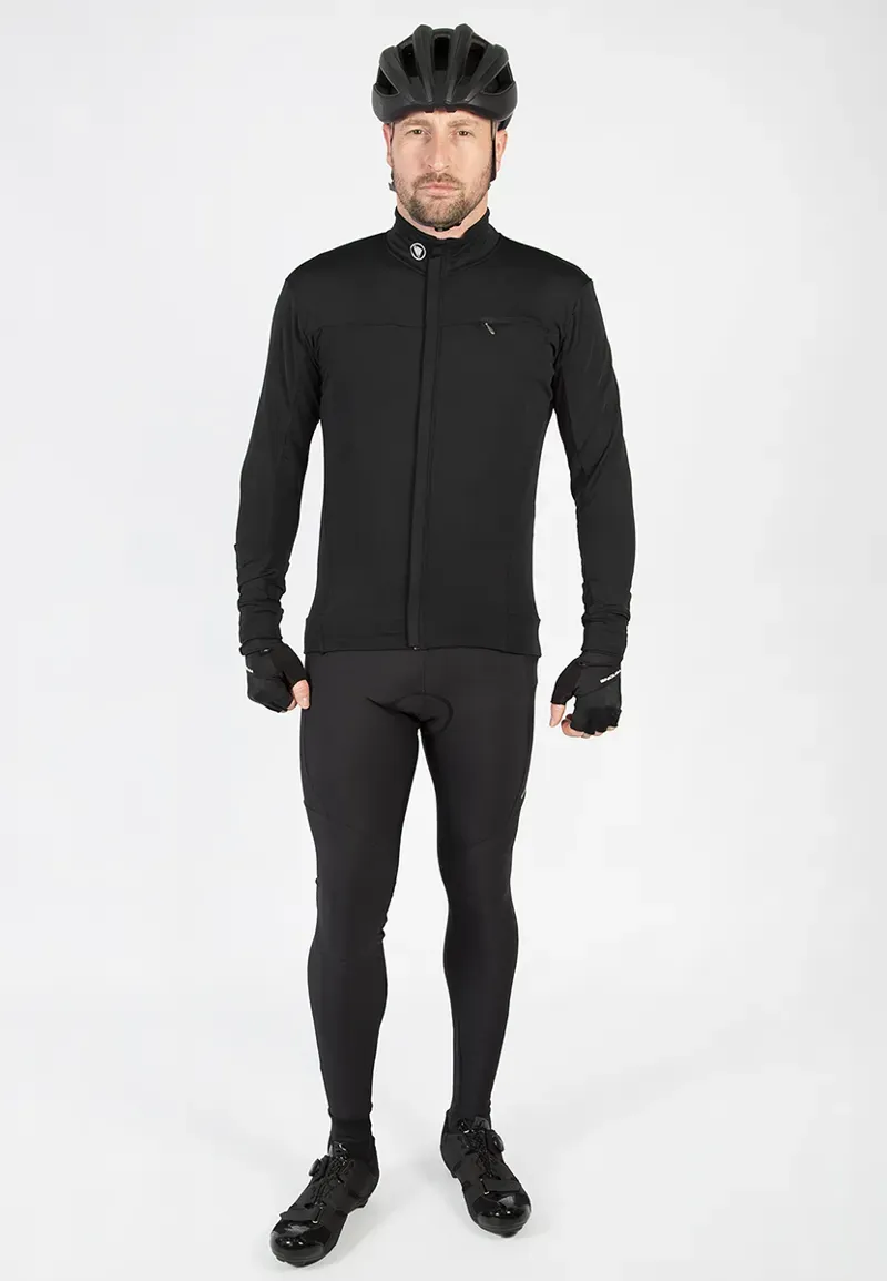 Endura Xtract Roubaix Long Sleeved Jersey in Black-7
