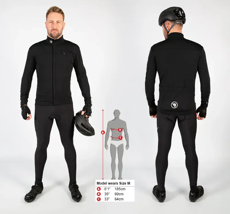 Endura Xtract Roubaix Long Sleeved Jersey in Black-1