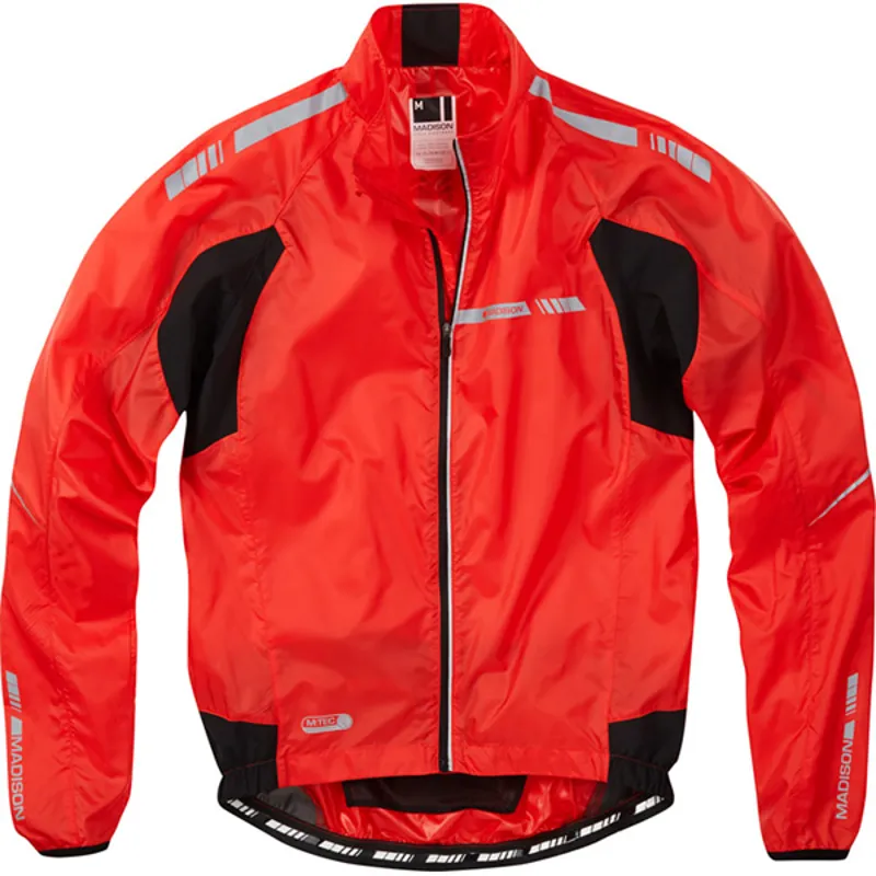 Madison Stratos Mens Showerproof Jacket in Red