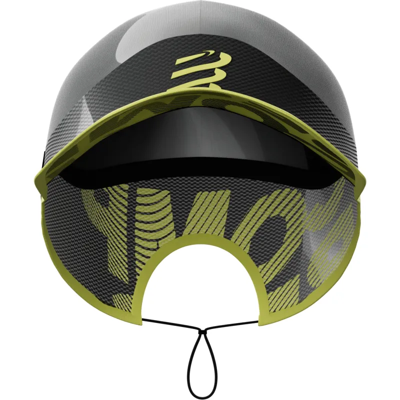 Compressport Pro Racing Cap Uni Size Black/White Print-7
