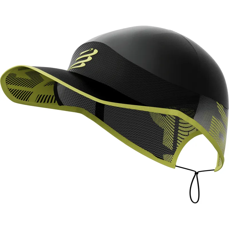 Compressport Pro Racing Cap Uni Size Black/White Print-6