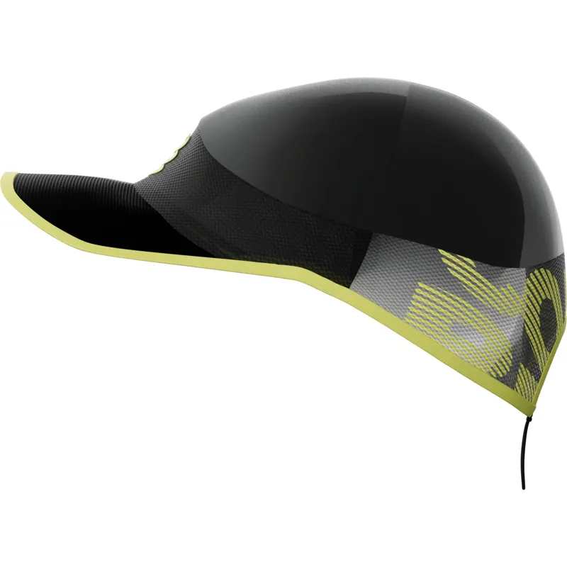 Compressport Pro Racing Cap Uni Size Black/White Print-5