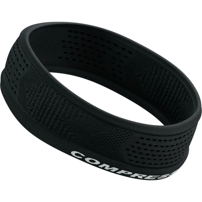 Compressport Thin Headband On/Off Uni Size Black/White-6