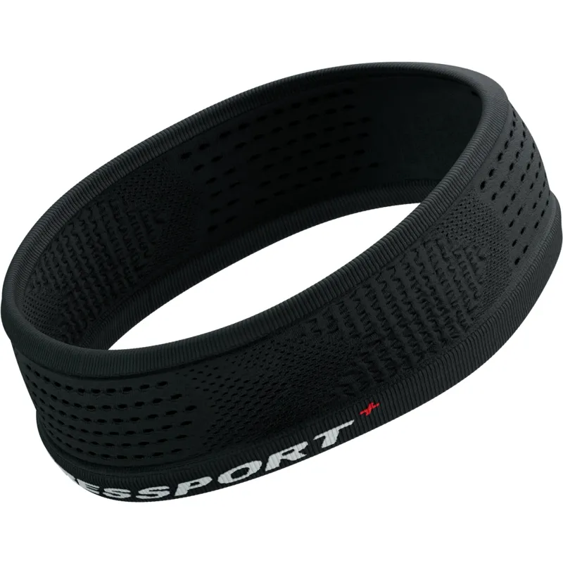 Compressport Thin Headband On/Off Uni Size Black/White-4