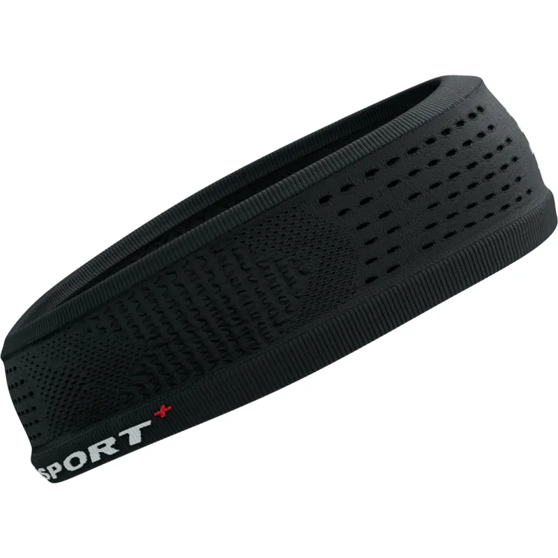 Compressport Thin Headband On/Off Uni Size Black/White-3