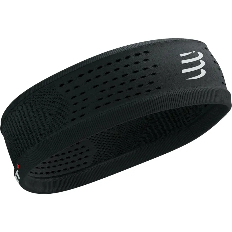 Compressport Thin Headband On/Off Uni Size Black/White-2