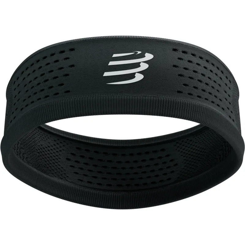 Compressport Thin Headband On/Off Uni Size Black/White-1