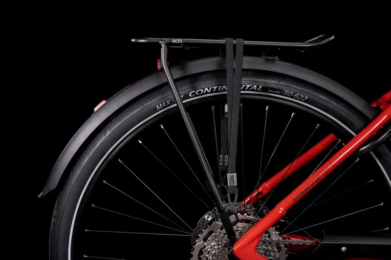 Cube Supreme Sport Hybrid Pro 500 Electric Hybrid Bike in Red-3