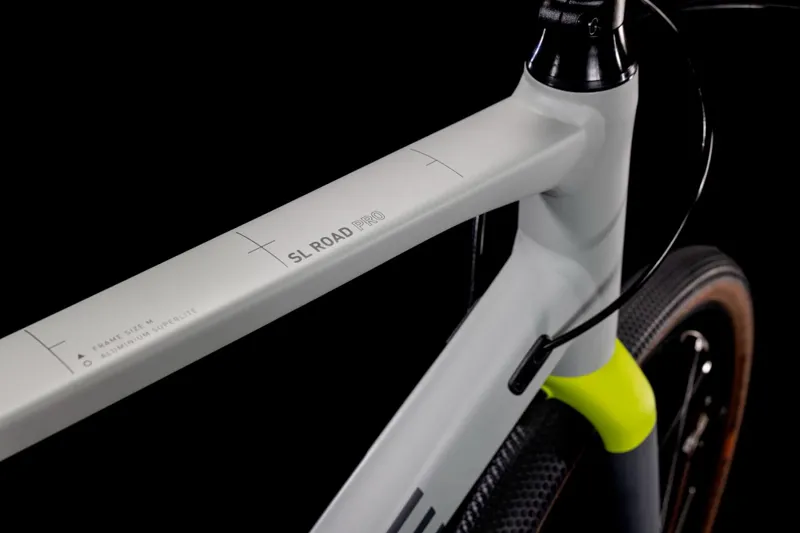 Cube SL Road Pro Hybrid Bike in Grey-4