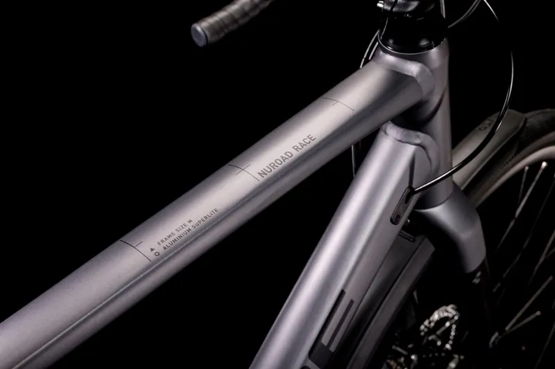 2022 Cube Nuroad Race FE Gravel Bike in Grey-6