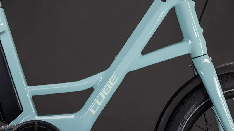 Cube Compact Hybrid Comfort 545 eMountain Bike in Sky Light Blue/Blue-4