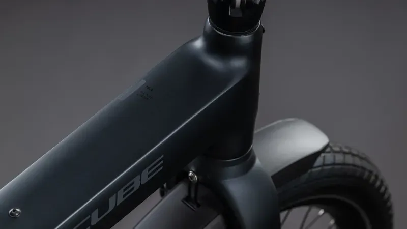 Cube Fold Hybrid 545 E-Bike in Coal/Reflex-1